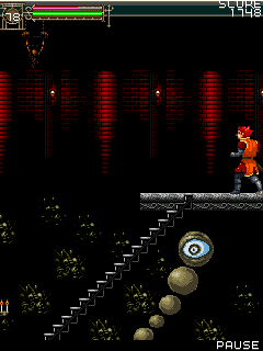 Castlevania: Order of Shadows (Windows Mobile) screenshot: Watch out for that eye.