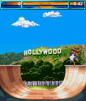 California Games (J2ME) screenshot: Half Pipe event