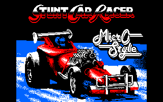 Stunt Track Racer (Amstrad CPC) screenshot: Loading screen