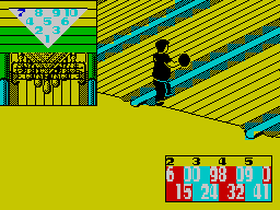 Strike (ZX Spectrum) screenshot: Foot fault.