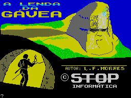 A Lenda da Gávea (ZX Spectrum) screenshot: Title screen
