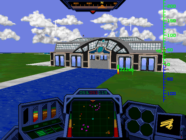 Helicops (Windows) screenshot: Cool building