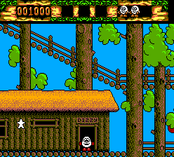 The Fantastic Adventures of Dizzy (SEGA Master System) screenshot: Treehouse
