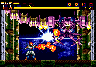 Screenshot of Alien Soldier (Genesis, 1995) - MobyGames