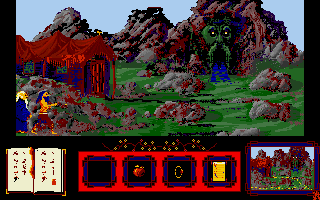 The Golden Path (Amiga) screenshot: Enemy attacking