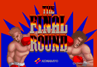 The Final Round (Arcade) screenshot: Title screen