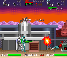 Spark Man (Arcade) screenshot: Two players