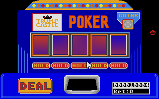 Trump Castle: The Ultimate Casino Gambling Simulation (Atari ST) screenshot: Maybe some poker?