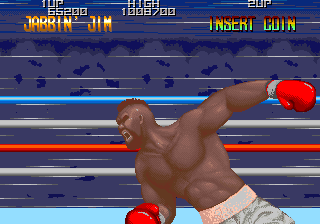 The Final Round (Arcade) screenshot: Knockout Nick gets knocked out