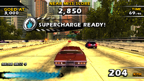 Burnout: Dominator (PSP) screenshot: Supercharge ready