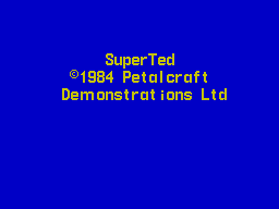 SuperTed (ZX Spectrum) screenshot: Company credit