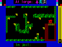 SuperTed (ZX Spectrum) screenshot: Game start