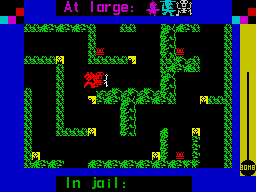 SuperTed (ZX Spectrum) screenshot: Leading it along