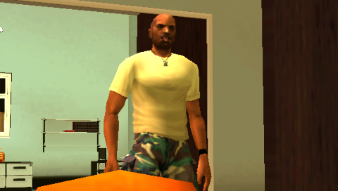 Grand Theft Auto: Vice City Stories (PSP) screenshot: Victor "Vic" Vance, the main character