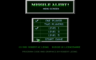 Missile Alert! (1991) - MobyGames