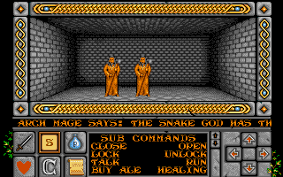 Death Bringer (Amiga) screenshot: Archmages