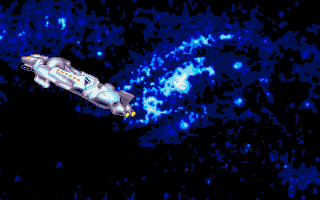 Psyborg (Atari ST) screenshot: Deep in space...