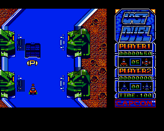 Last Duel: Inter Planet War 2012 (Amiga) screenshot: Get this power pod to upgrade weapons