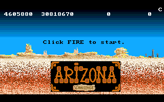 Crazy Cars (Amiga) screenshot: Arizona Challenge