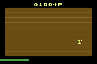SCSIcide (Atari 2600) screenshot: Finished level 1.