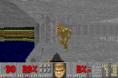 Doom II (Game Boy Advance) screenshot: This is your imp
