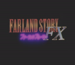 Farland Story (PC-FX) screenshot: Title screen