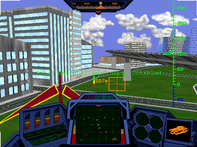 Helicops (Windows) screenshot: Cool cityscape