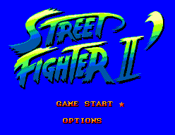 Street Fighter II: Champion Edition (SEGA Master System) screenshot: Title Screen