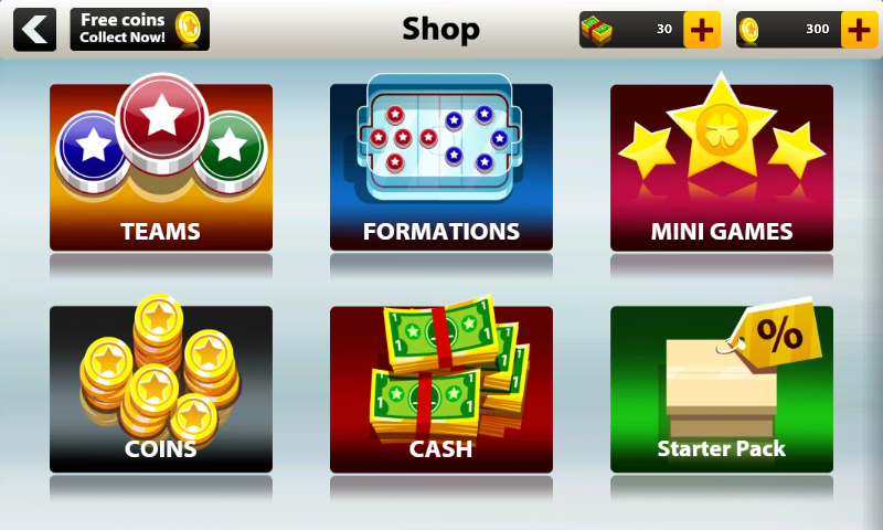 Hockey Stars (Android) screenshot: Shop