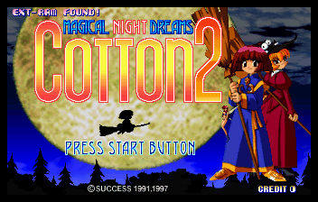 Screenshot of Magical Night Dreams: Cotton 2 (SEGA Saturn, 1997 ...