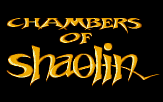 Chambers of Shaolin (Amiga) screenshot: Title screen