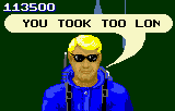 Todd's Adventures in Slime World (Lynx) screenshot: A few missions feature a strict time limit.