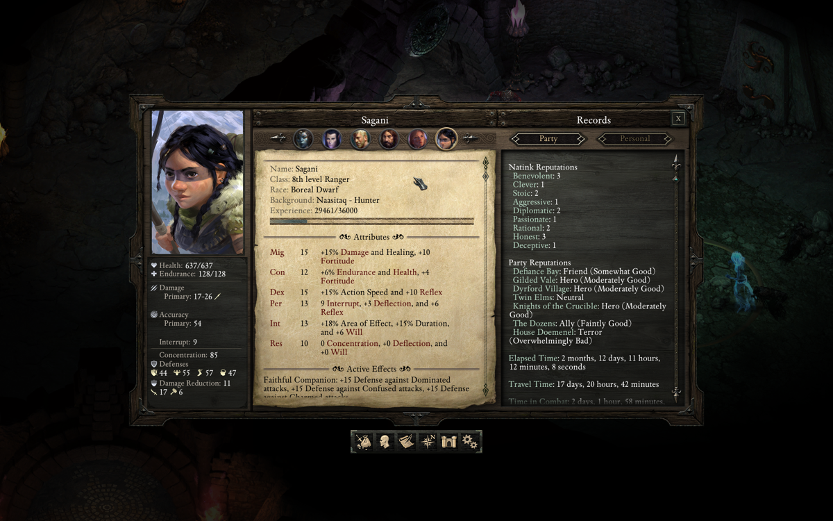 Screenshot of Pillars of Eternity (Windows, 2015) MobyGames
