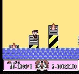 Time Zone (NES) screenshot: Calculate your jump here
