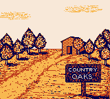 Sports Illustrated: Golf Classic (Game Boy) screenshot: Country Oaks course