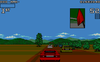 Lotus: The Ultimate Challenge (Atari ST) screenshot: The next race begins