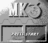 Mortal Kombat 3 (Game Boy) screenshot: Title screen