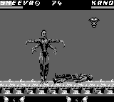 Mortal Kombat 3 (Game Boy) screenshot: Sheeva wins!