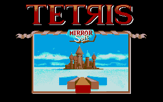 Tetris (Atari ST) screenshot: Title screen (Mirrorsoft)
