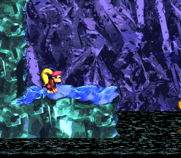 Donkey Kong Country 2: Diddy's Kong Quest (SNES) screenshot: Icy waters