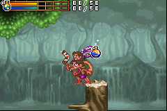 Tak: The Great Juju Challenge (Game Boy Advance) screenshot: First stage.