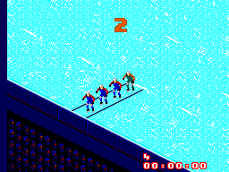 Winter Olympics: Lillehammer '94 (SEGA Master System) screenshot: Are you ready to skate?