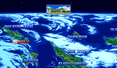Dragon Master (Arcade) screenshot: Map