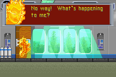 Fantastic 4: Flame On (Game Boy Advance) screenshot: In the words of Destruction Derby - "You're ON FIRE!"