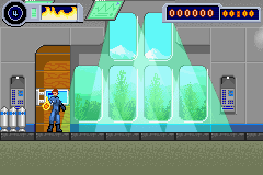 Fantastic 4: Flame On (Game Boy Advance) screenshot: He's too HOT to handle! (And so on.)