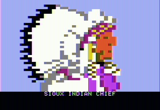 The States Game (Apple II) screenshot: Game 4 start up picture