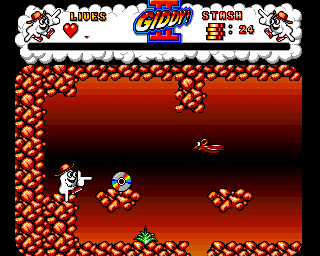 Giddy II: Hero in an Egg Shell (Amiga) screenshot: CD