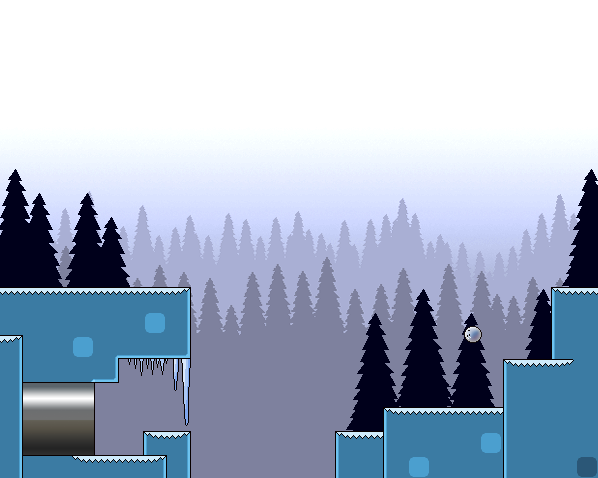 Within a Deep Forest (Windows) screenshot: The ice level in the future