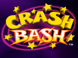 Crash Bash (PlayStation) screenshot: Title screen