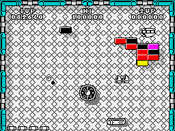 Batty (ZX Spectrum) screenshot: Rocket pack bonus.